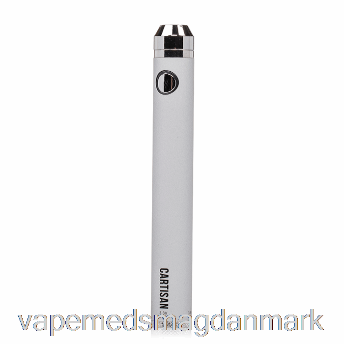Vape Uden Nikotin Cartisan Ego Spinner Twist 1300 510 Batteri Sølv